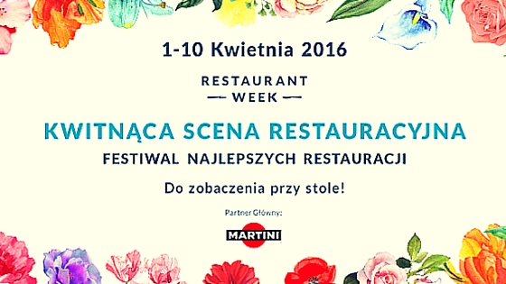restaurant week wiosna 2016